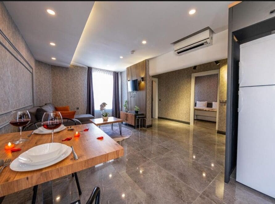 fully equipped kitchen in junior suite turkey